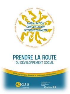 Couverture du guide "Prendre la route du développement social".